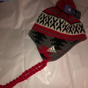 Blackhawks,adidas, Tassel Knit Hat With Pom, NWT